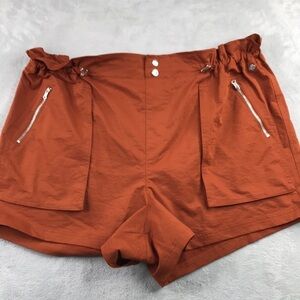 Calia by CArrie Underwood Paperbag Shorts Carmelized Walnut size XXL